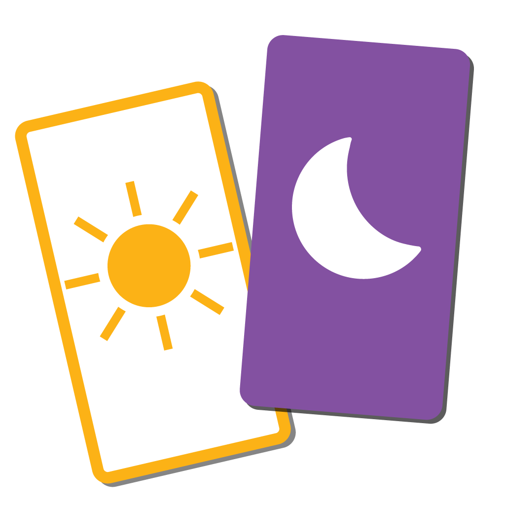 An ice cream cone. The logo of the Share-A-Tarot iOS app.